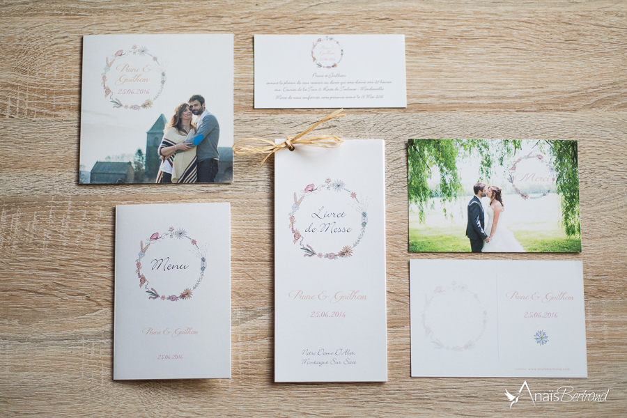 graphiste faire part mariage