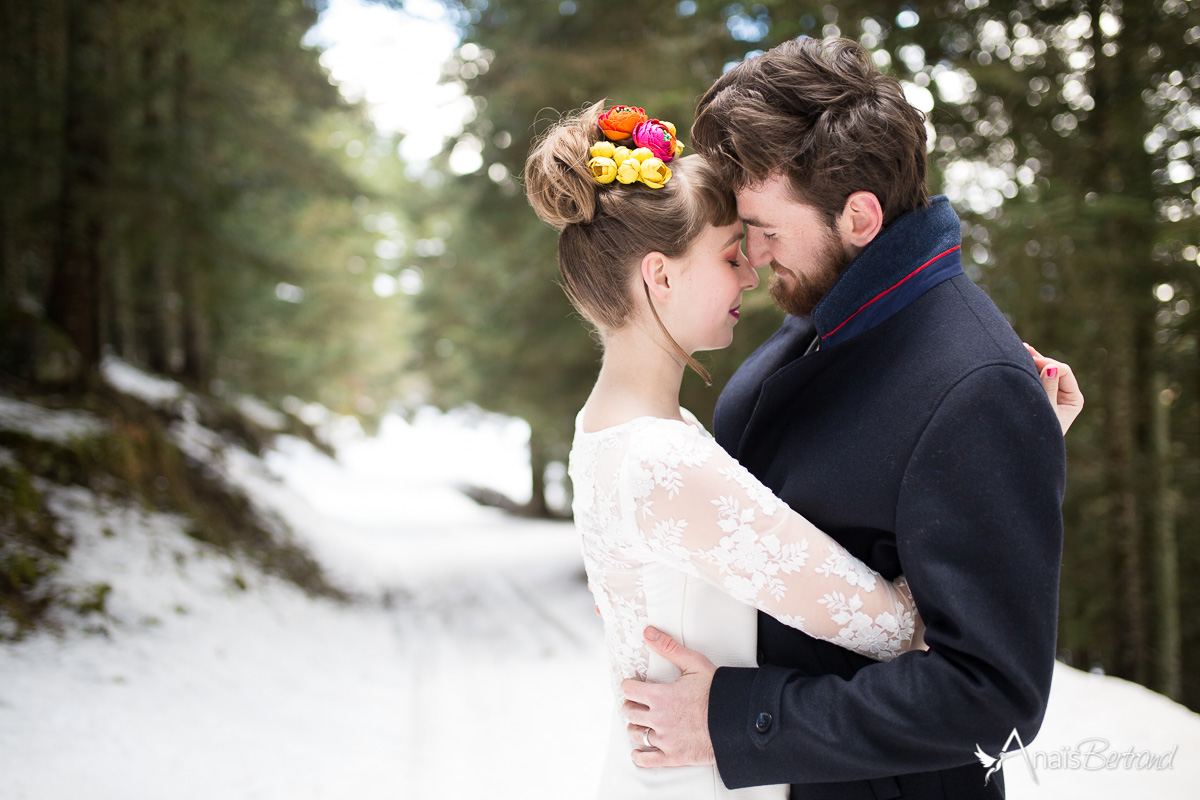 mariage en hiver-photographe-mariage-toulouse-anais-bertrand_shooting snow romance